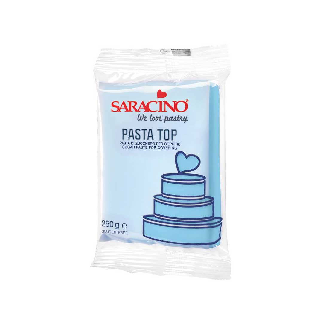 Saracino Pasta Top Fondant 250g Babyblau