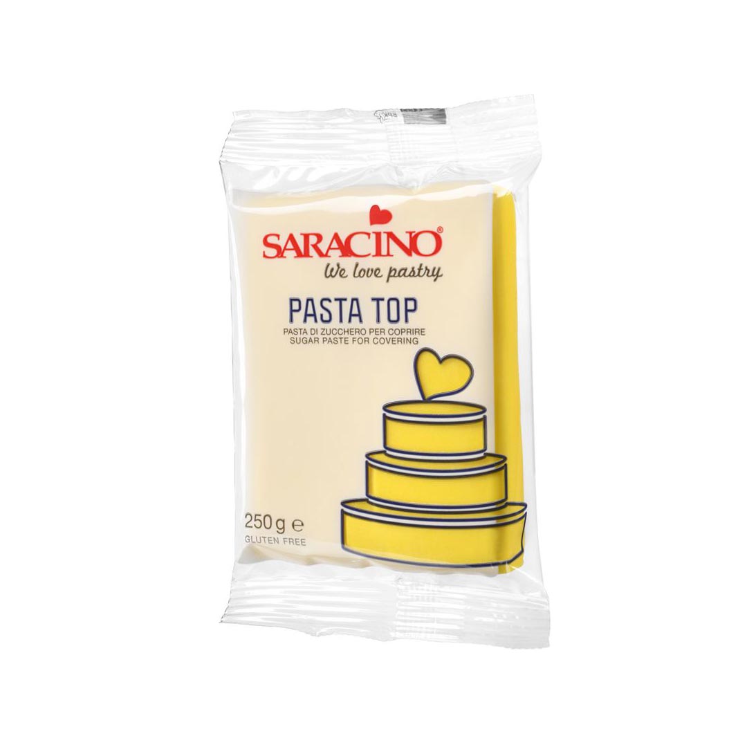 Saracino Pasta Top Fondant 250g Gelb