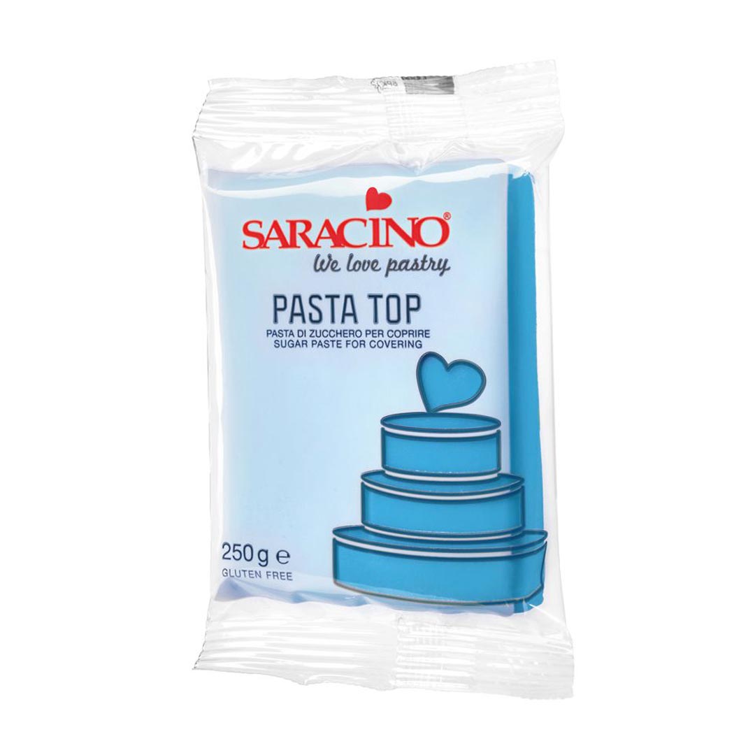 Saracino Pasta Top Fondant 250g Hellblau