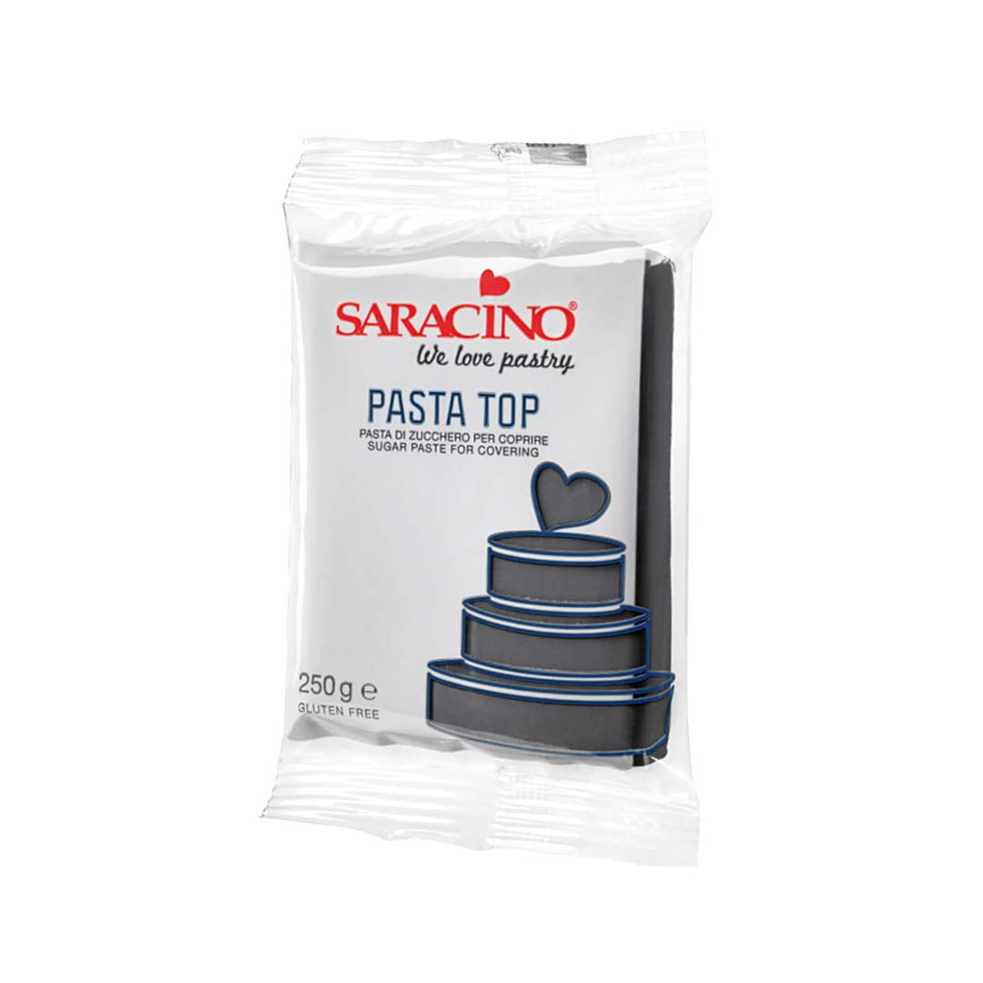 Saracino Pasta Top Fondant 250g Schwarz