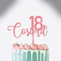 18. Geburtstag personalisierter Cake Topper Tortendeko