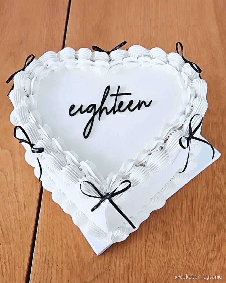 Cake Topper Charm eighteen 18. Geburtstag