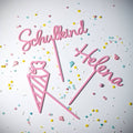 Cake Topper Schulkind Set personalisiert