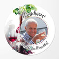 Foto Tortenaufleger Jubiläum personalisiert Wein & Genuss