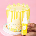 Gelber Cake Drip Happy Sprinkles Happy Drip Sunny Yellow