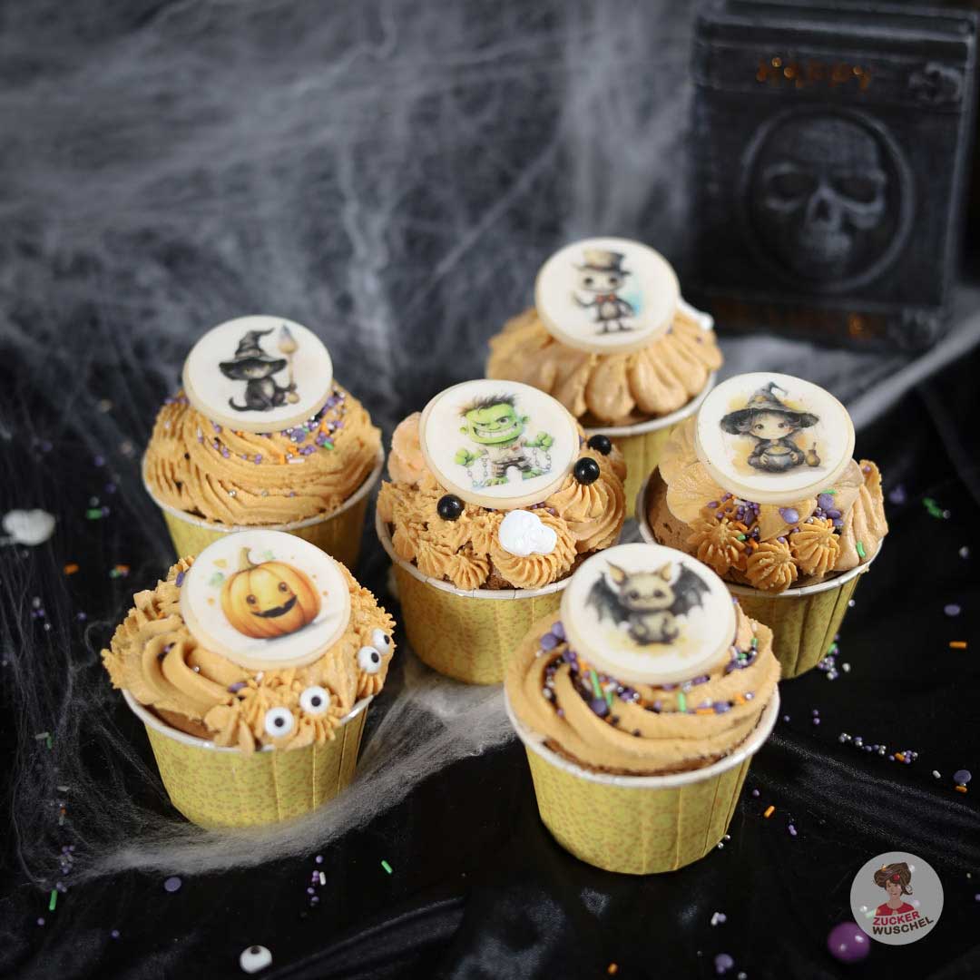 Dekoidee Halloween Cookies Streusel Muffinaufleger