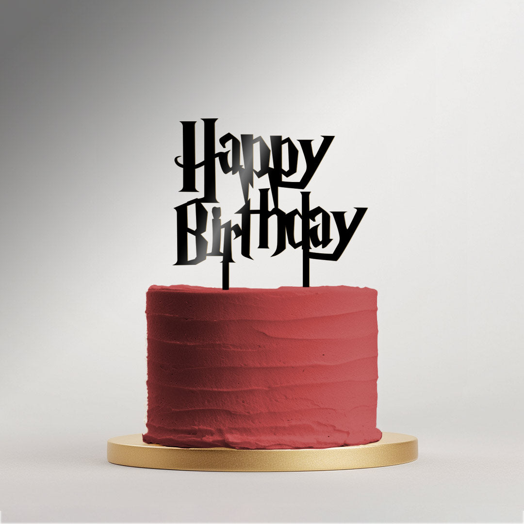 Harry Potter Happy Birthday Cake Topper