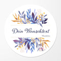 Hochzeit Tortenaufleger Floral Boho Mix personalisiert