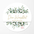 Hochzeit Tortenaufleger floral Eukalyptus personalisiert