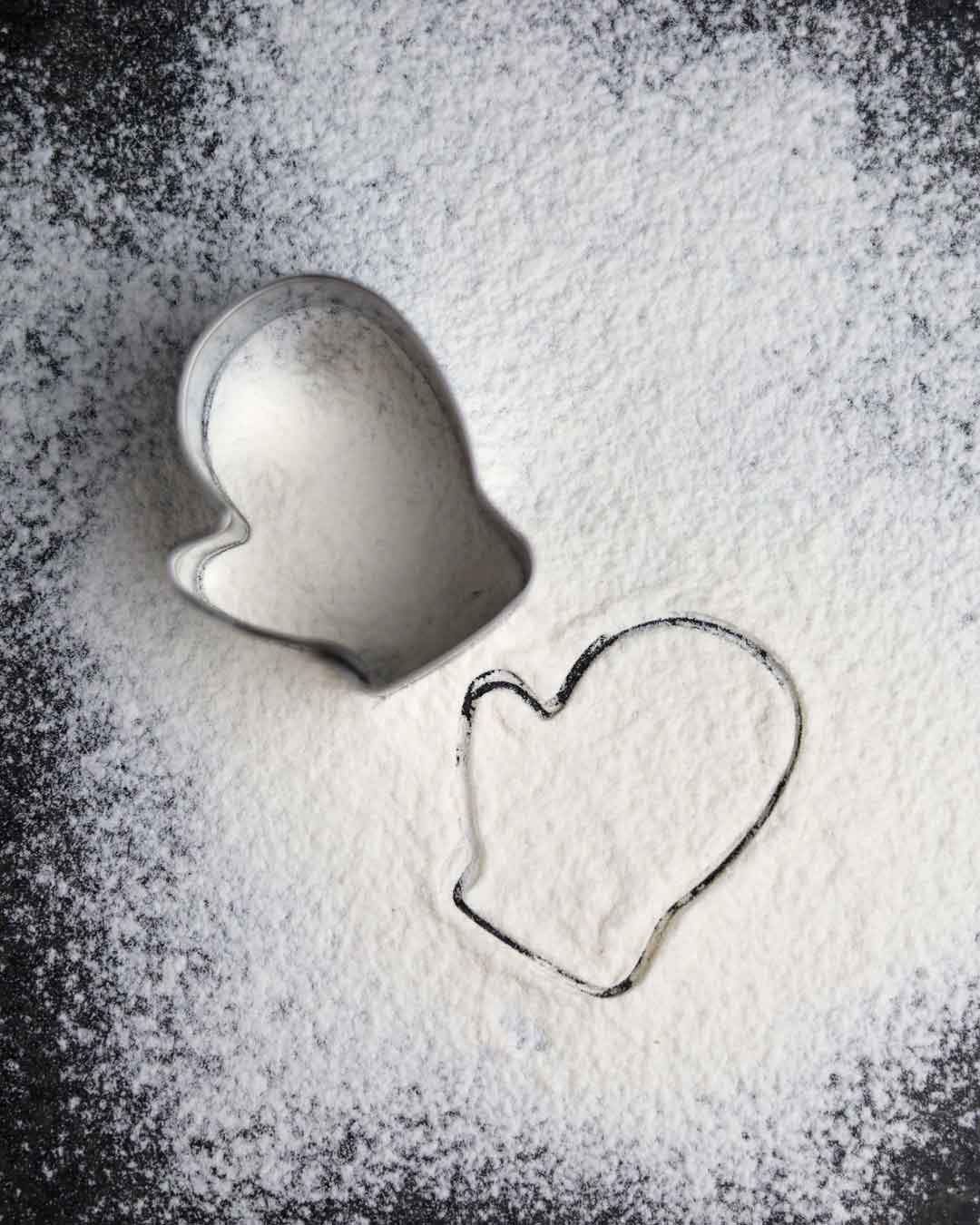 Keksausstecher Weihnachten Edelstahl Handschuh Form