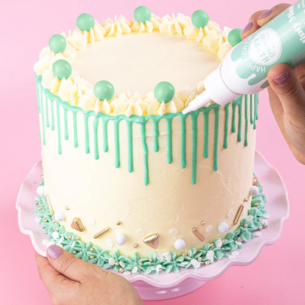 Mintgrüner Cake Drip Happy Sprinkles Happy Drip Minty Mint