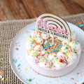 Schulkind Torte Rosa Cake Topper