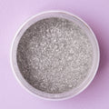 Super Streusel SuperGlitzerPuder Silber Nahaufnahme