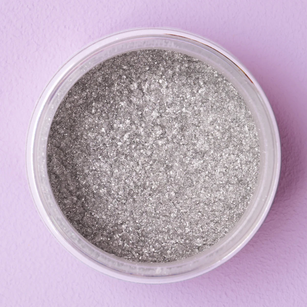 Super Streusel SuperGlitzerPuder Silber Nahaufnahme