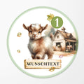 Tortenbild Bauernhof Kindergeburtstag Ziege personalisiert