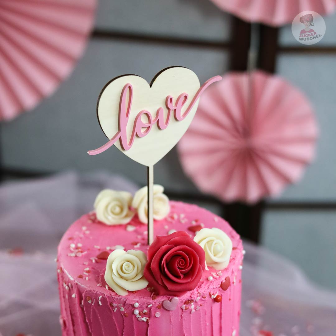 Cake Topper aus Holz & Acryl