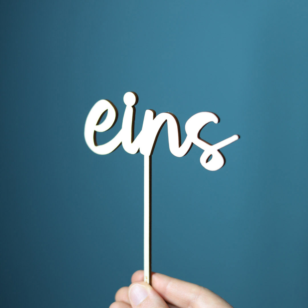 Cake Topper Zahlen Geburtstag