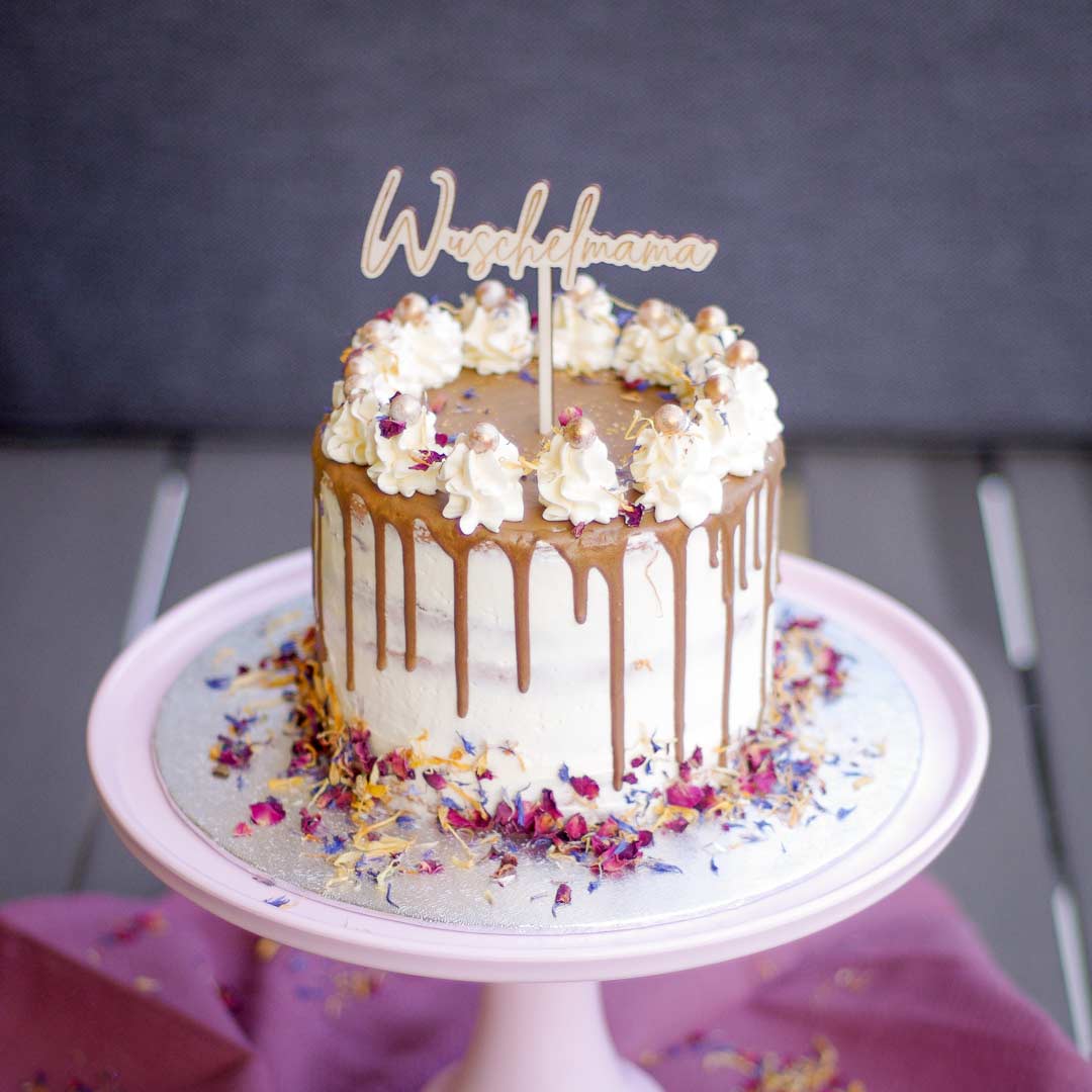 Dripcake Boho Style mit Caketopper