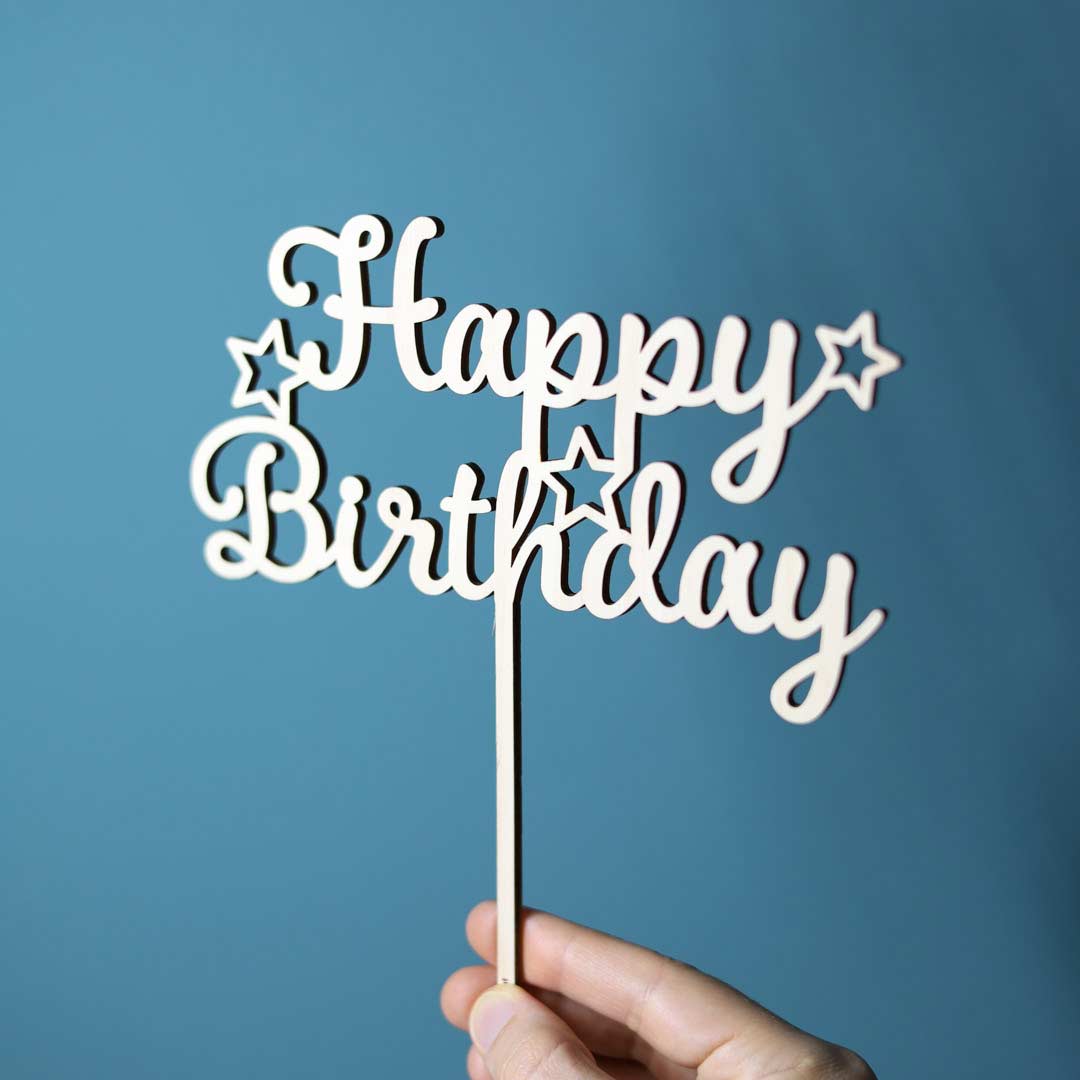 Cake Topper Geburtstag Happy Birthday