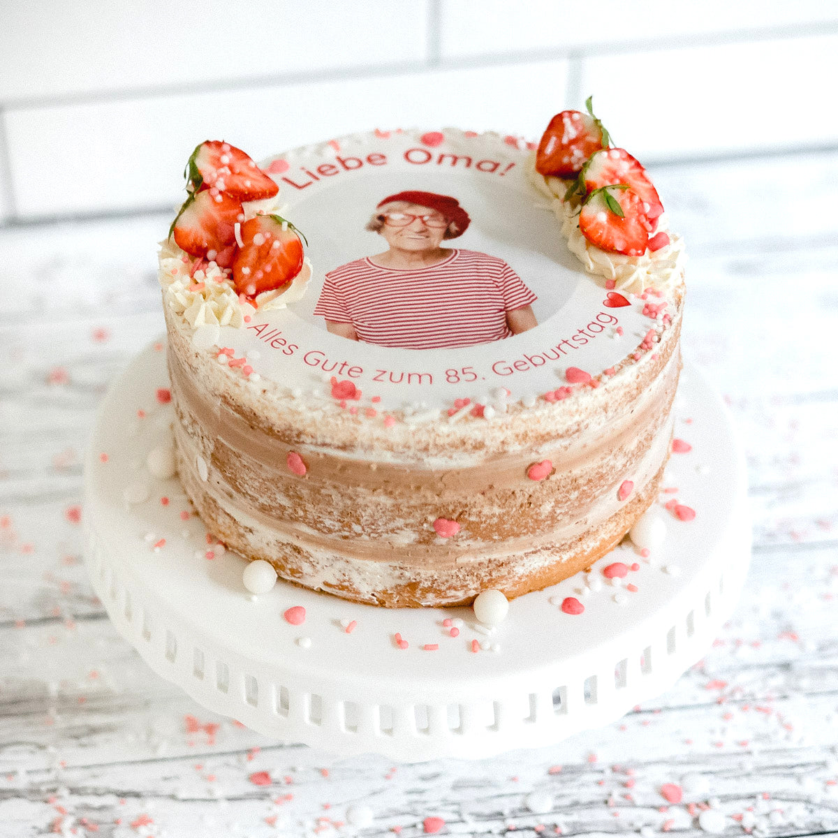 Hobbybäcker Torte mit Tortenaufleger