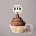 Muffinaufleger Vatertag Best Dad Hipster Moustache