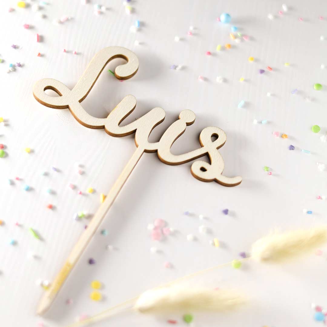 Torten Topper Geburtstag Name personalisiert