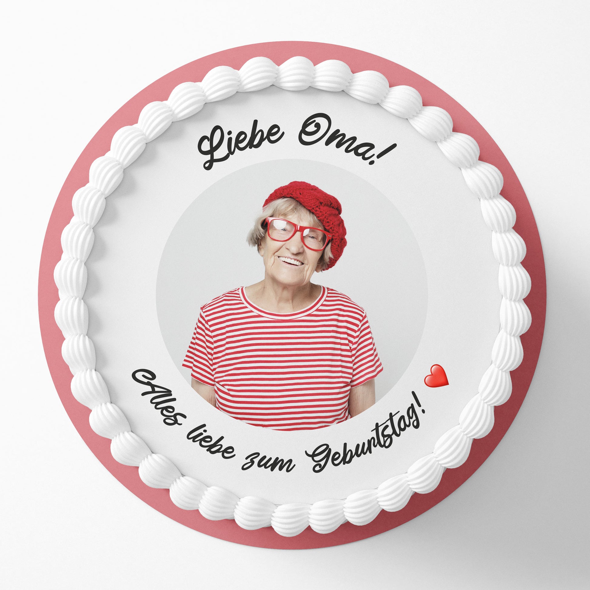 Tortenaufleger klassisch Wunschfoto Geburtstag