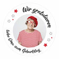 Tortenaufleger Sternchen Oma Geburtstag