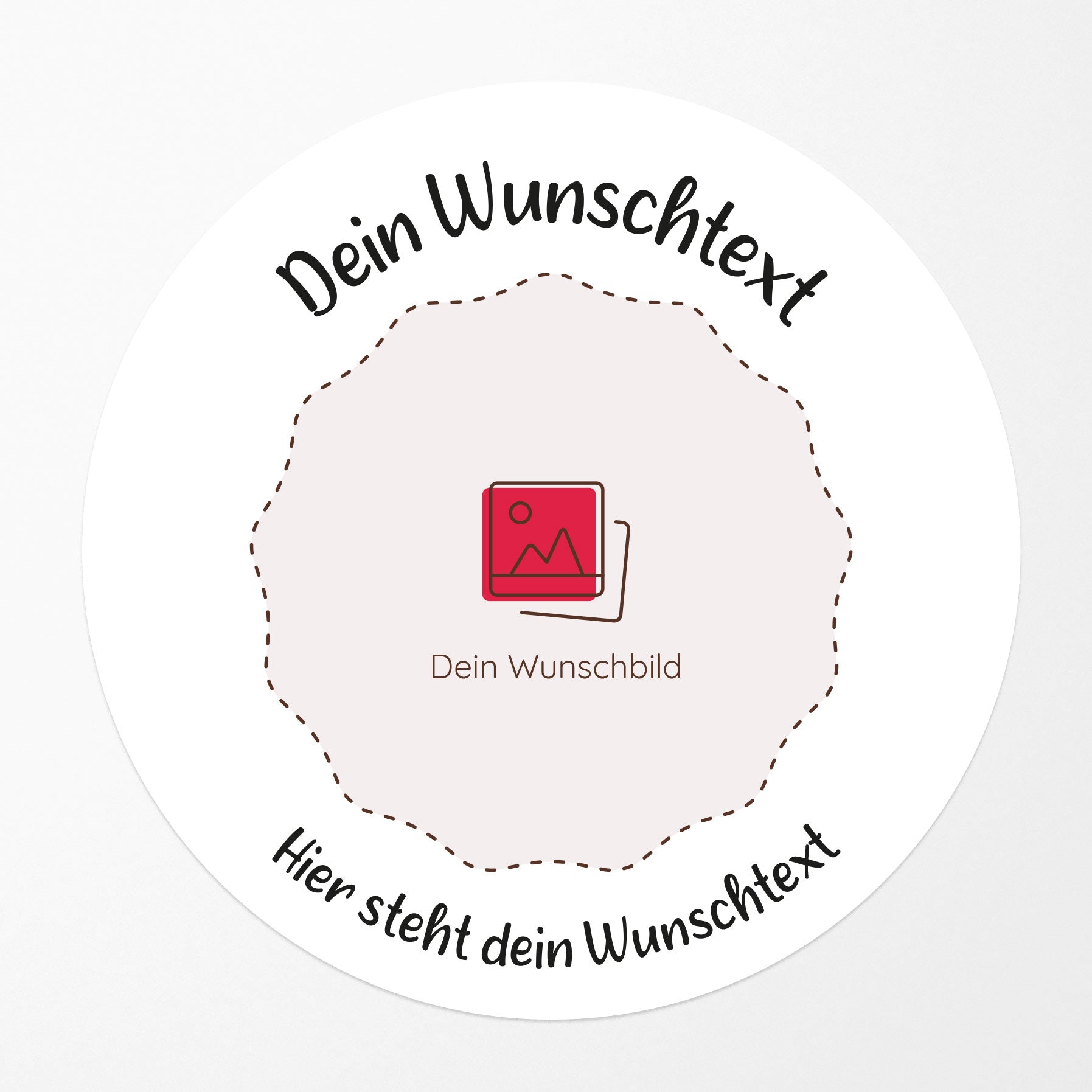 Tortenaufleger Wellenrand Wunschfoto Muttertag