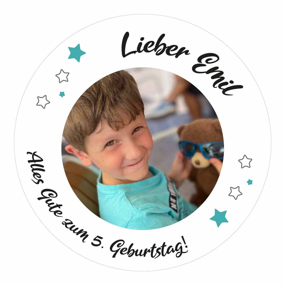 Tortenaufleger Wunschfoto Kindergeburtstag