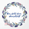 Tortenaufleger Wunschtext Blumenkreis Sommer