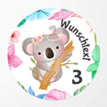 Tortenbild Kindergeburtstag Koala Wunschtext